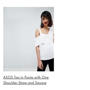 Asos white top blouse